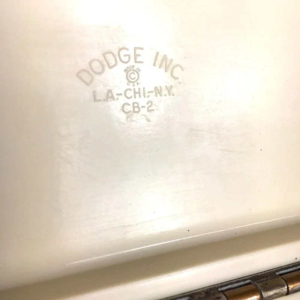 * Dodge Inc Silverplate Trinket Jewerly  Box VTG